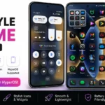 Blackess Pro iOS Style Theme for HyperOS with Dynamic Island