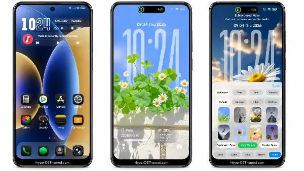 Blackess Pro iOS Style Theme for HyperOS with Dynamic Island 1