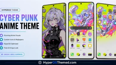 Cyberpunk Anime Theme For MIUI & HyperOS POCO, Redmi and Xiaomi Phones
