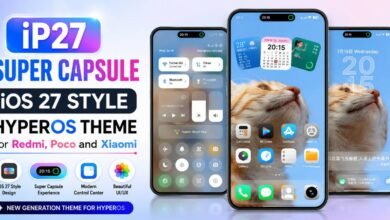 iP27 Super Capsule iOS 27 Style HyperOS Theme For Redmi, Poco and Xiaomi 4