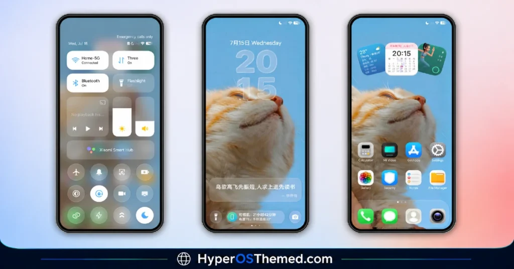 iP27 Super Capsule iOS 27 Style HyperOS Theme For Redmi, Poco and Xiaomi 