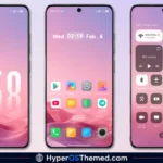 AJ Pink HyperOS Theme For Xiaomi, POCO and Redmi Phones