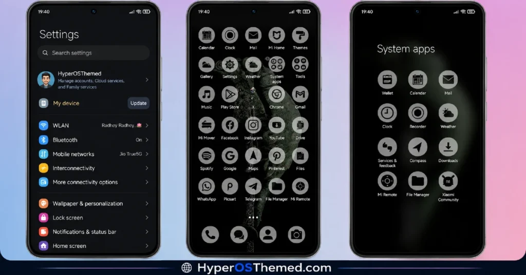 Bianselong HyperOS Theme for xiaomi, redmi and poco 2