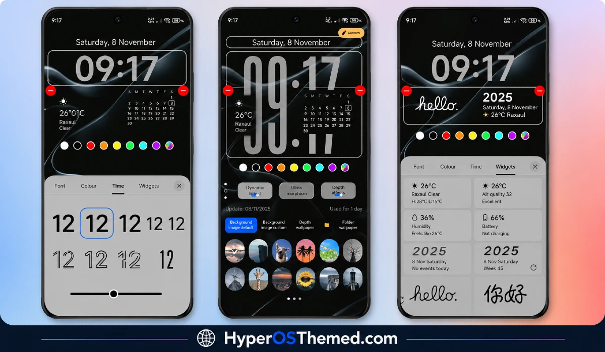 Kepal ApiiV2 HyperOS Theme iOS-Style Theme For Redmi, Xiaomi and POCO 3