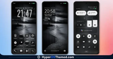 Black Flower HyperOS Theme Best For POCO, Redmi & Xiaomi