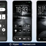 Black Flower HyperOS Theme with Fresh Wallpapers, New Status Bar, Dynamic Lock Screen