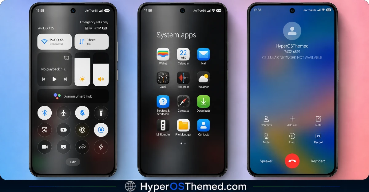 Blackness iOS-Style HyperOS Theme for Xiaomi, POCO & Redmi 1