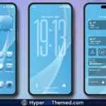 Blue Glass VK HyperOS theme for Xiaomi, Redmi, and POCO phones 1