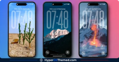 Blue HOS3 HyperOS Theme with 3D Depth-of-Field Look for Xiaomi, POCO & Redmi 1