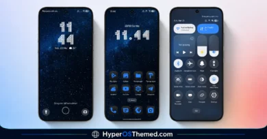 Blue Nocturne HyperOS Theme for Xiaomi, POCO and Redmi Phones 1