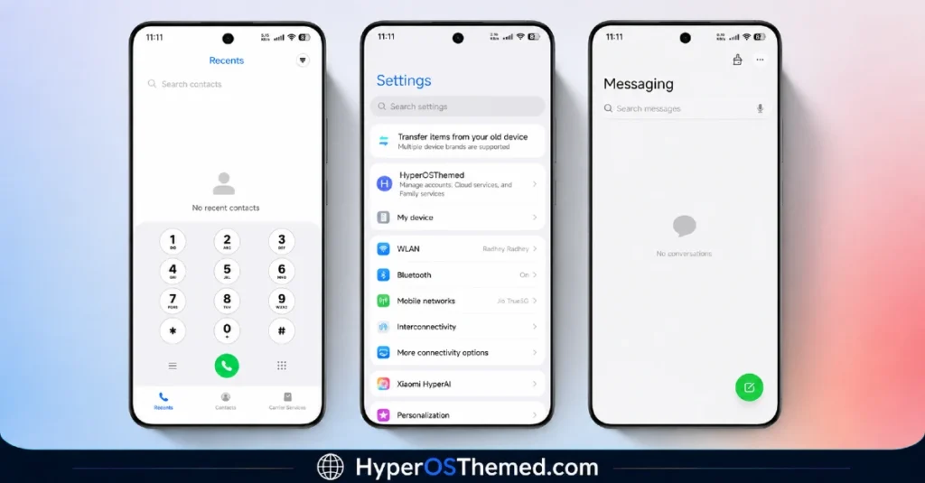 Blue Nocturne HyperOS Theme for Xiaomi, POCO and Redmi Phones 2