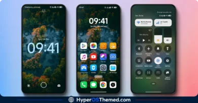 BoZos HyperOS Theme with iOS Style Look for Xiaomi, POCO & Redmi 1