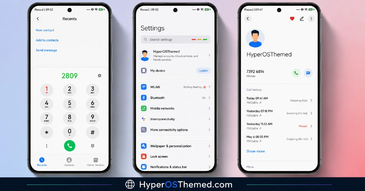 Bodrex-3 HyperOS Theme Bright, Minimal HyperOS Theme 3