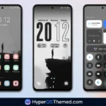 Edge HyperOS Theme Xiaomi With Minimalist Mountain Silhouette Design for HyperOS 1