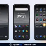 FillDark04 HyperOS Theme with Premium Minimal Black Icons for Xiaomi, Redmi And POCO