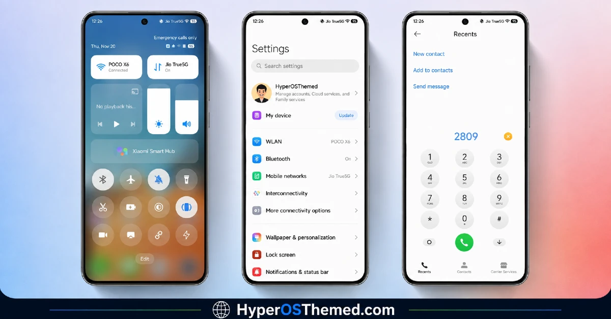 Free Canvas HyperOS Theme for xiomi redmi and poco 2