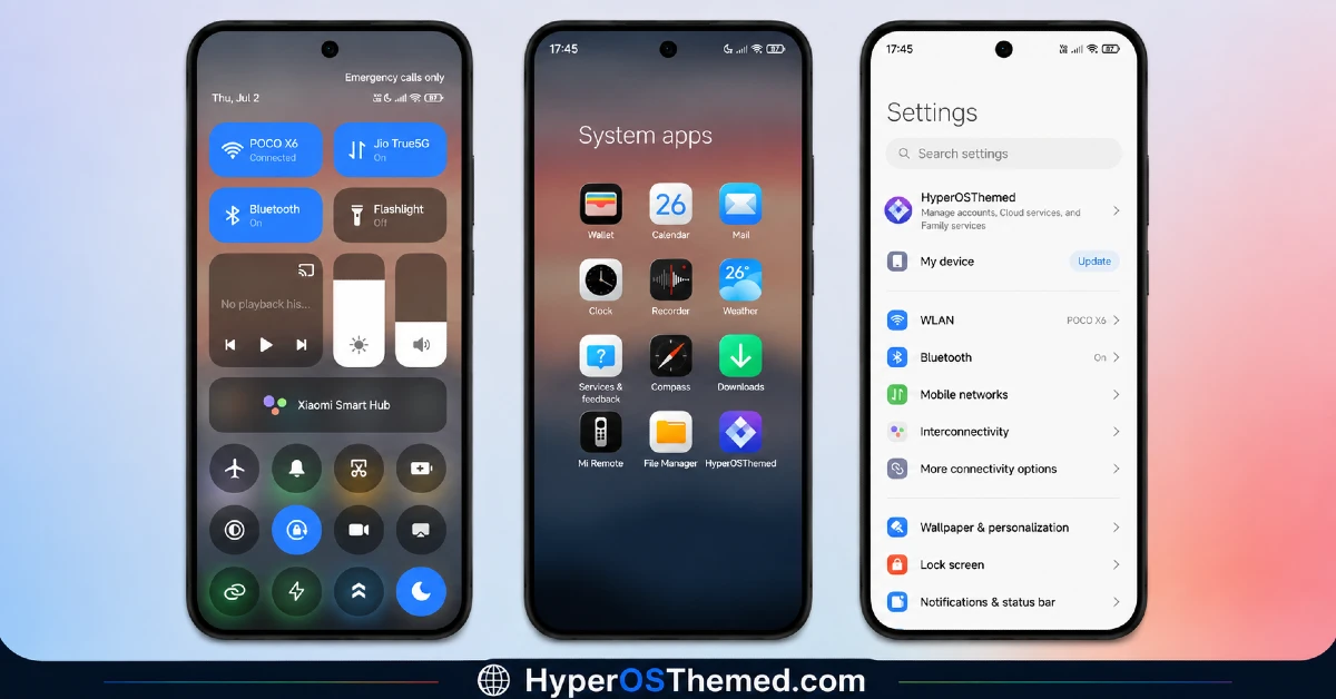 Frozen Wilds HyperOS Theme for Xiaomi, POCO and Redmi Phones 2