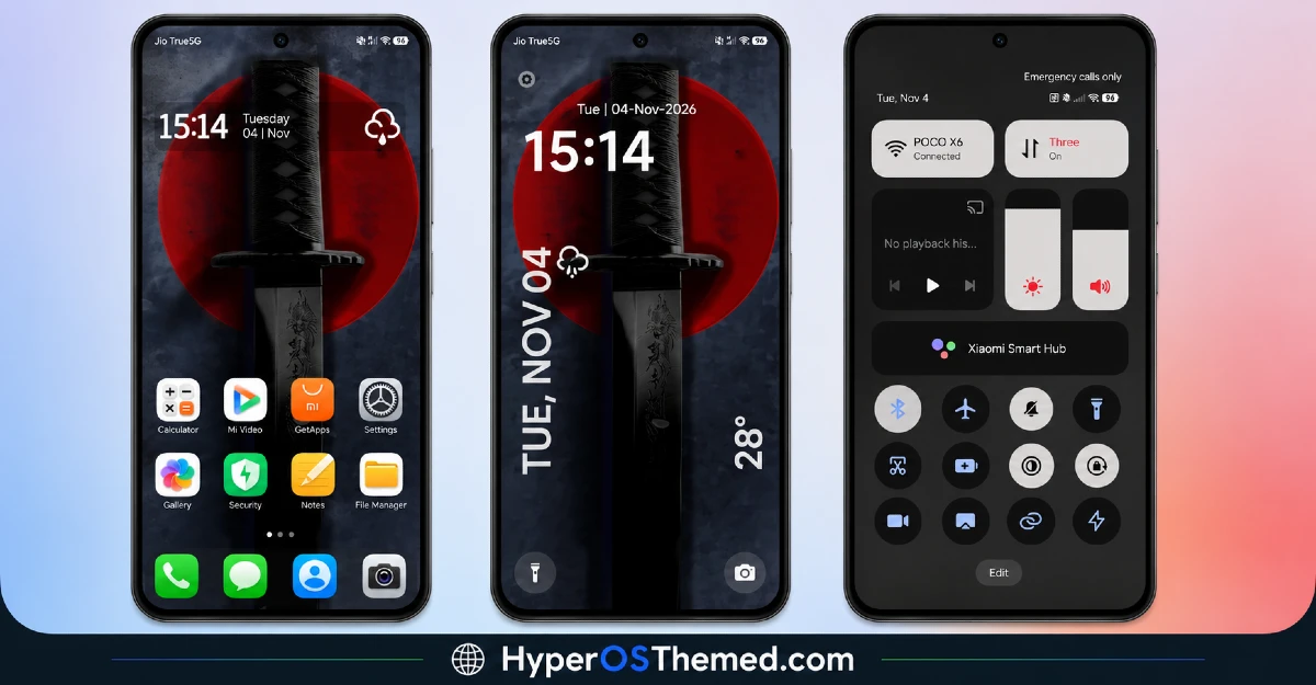 GOASP HyperOS theme with Premium Design for Xiaomi, Redmi and POCO 1