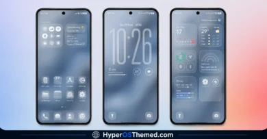 Glass 26M HyperOS Theme for Xioami, redmi and POCO 1
