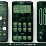 Green HOS3 HyperOS Theme for Xiaomi, POCO and REDMI Phones 1