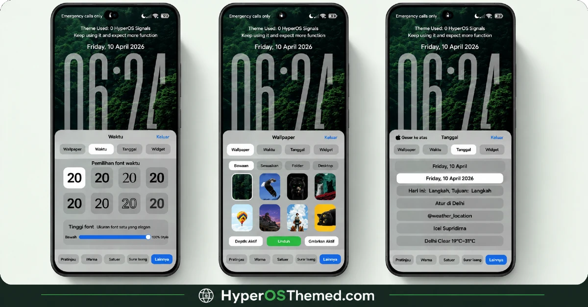 Green HOS3 HyperOS Theme Preview 2