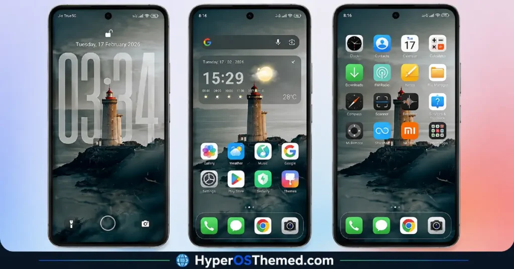 HOST-N 126 HyperOS theme for Xiaomi, Poco and Redmi 2