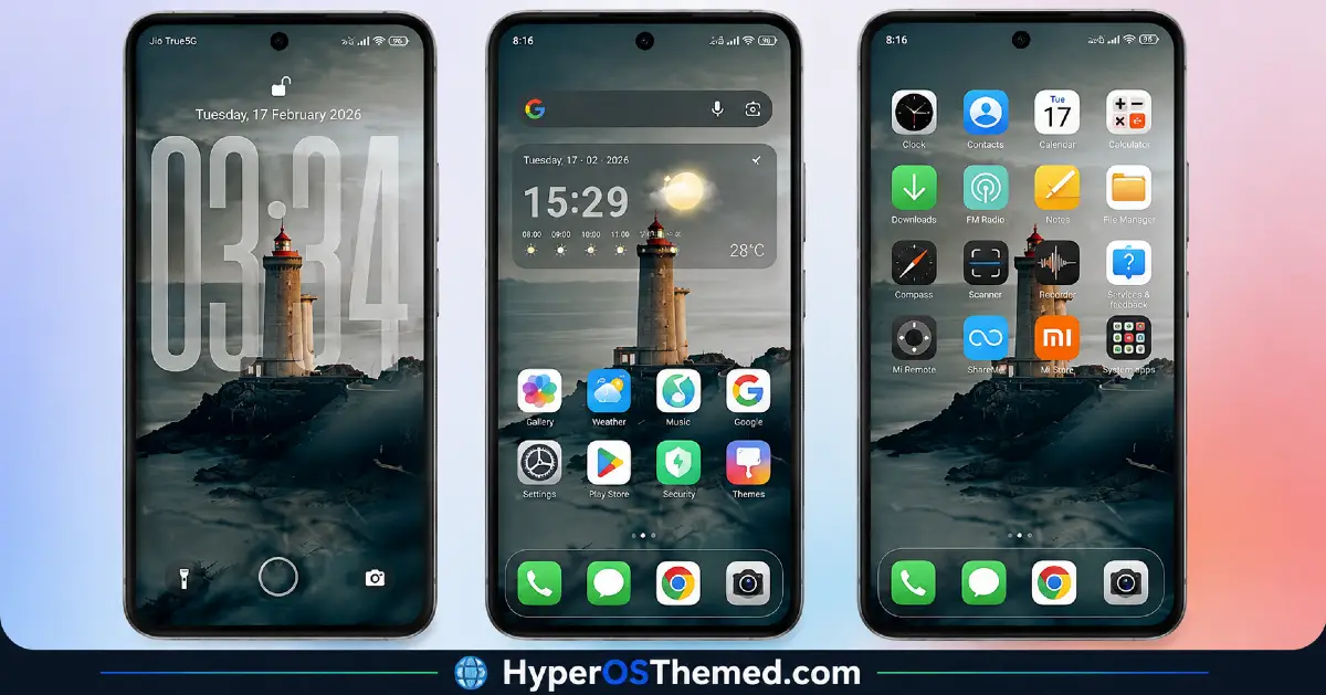 HOST-N 126 HyperOS theme for Xiaomi, Poco and Redmi 2