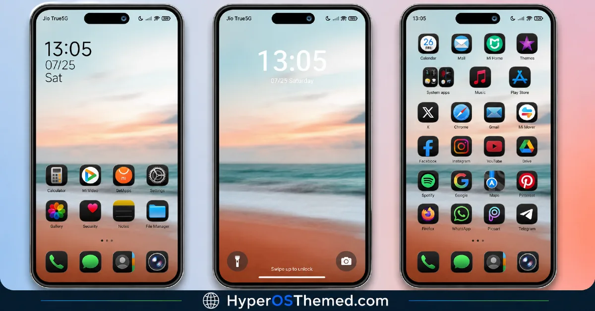 Homologous iOS-Style HyperOS Theme For Xiaomi, Redmi and POCO 1