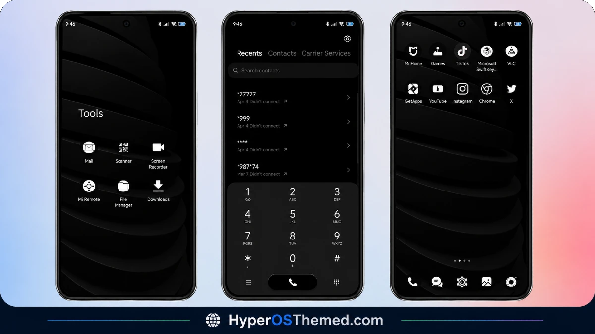Hyper Businessman HyperOS Theme Premium Dark Theme For Xiaomi, Redmi & POCO 1