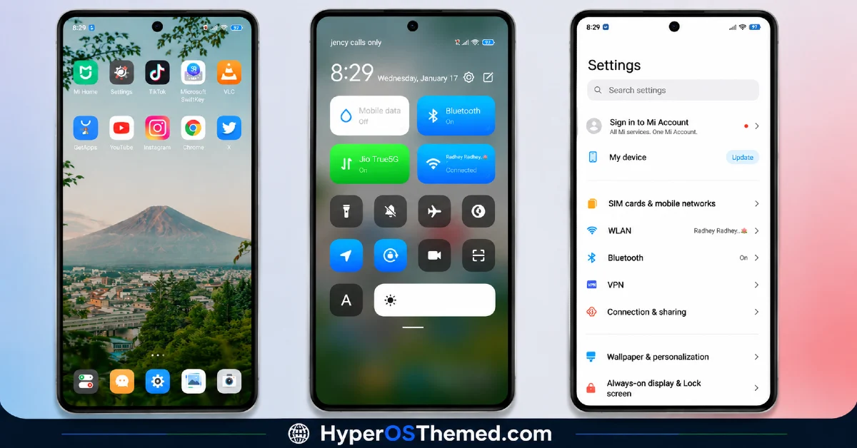 HyperMax HyperOS Theme & MIUI Theme for Xiaomi POCO And Xiaomi 1