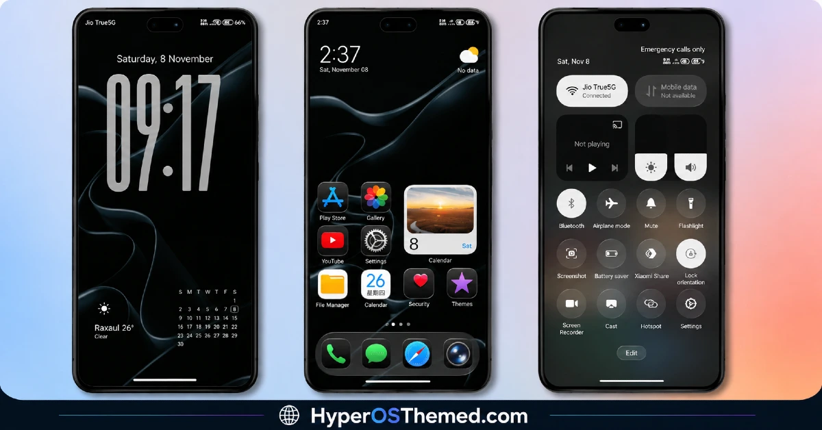Kepal ApiiV2 HyperOS Theme iOS-Style Theme For Redmi, Xiaomi and POCO
