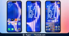iOS Style Lemon Bluery HyperOS Theme for POCO, Redmi & Xiaomi Phones