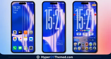 iOS Style Lemon Bluery HyperOS Theme for POCO, Redmi & Xiaomi Phones