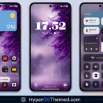 Levender HyperOS Theme with Purple One UI Style Theme for Xiaomi, Redmi and POCO 1