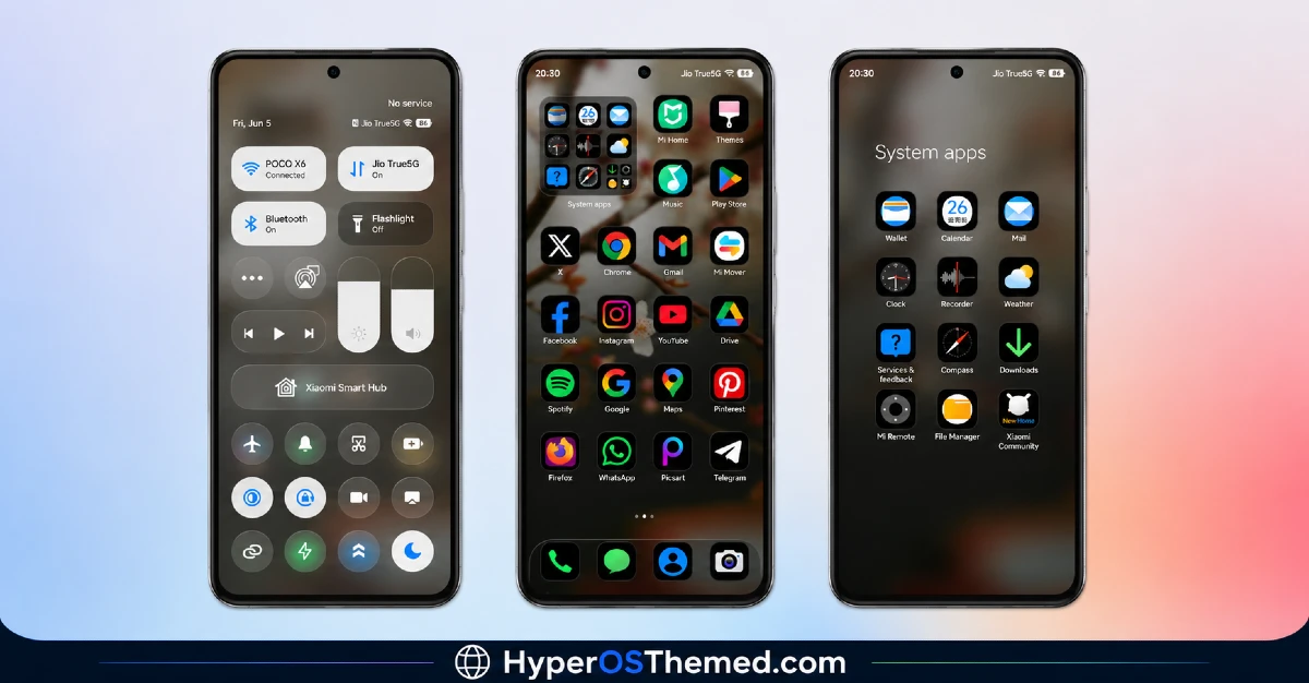 Lipid HyperOS Theme for Xiaomi, REDMI and POCO Phones 2