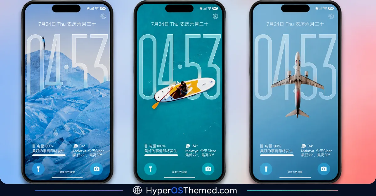 Liquid Beauty iOS 26 HyperOS Theme Premium Apple-Inspired Theme
