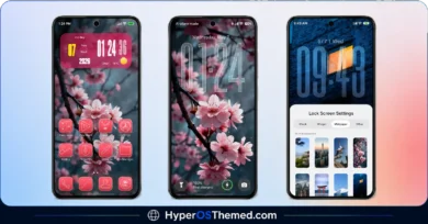 Lovely HOS3 HyperOS Theme A Soft, Floral HyperOS Theme 1