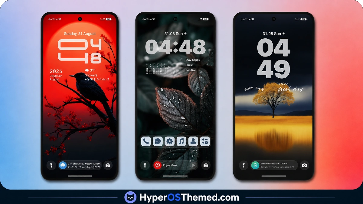 MS M1 HyperOS Theme with iOS 27 Lock Screen and Super Capsule for Xiaomi, POCO & Redmi 2