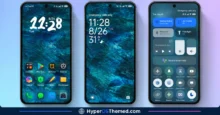 Moon Glass HyperOS Theme with Premium Abstract Teal Glass Design for Xiaomi, POCO & Redmi 1