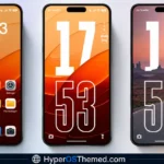 Moshyper HyperOS Theme with Oversized Clock and Warm Colors for Xiaomi, POCO & Redmi 1