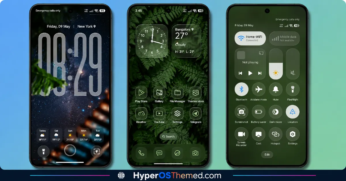 NkO'S Edition Theme HyperOS For Xiaomi, Redmi, POCO