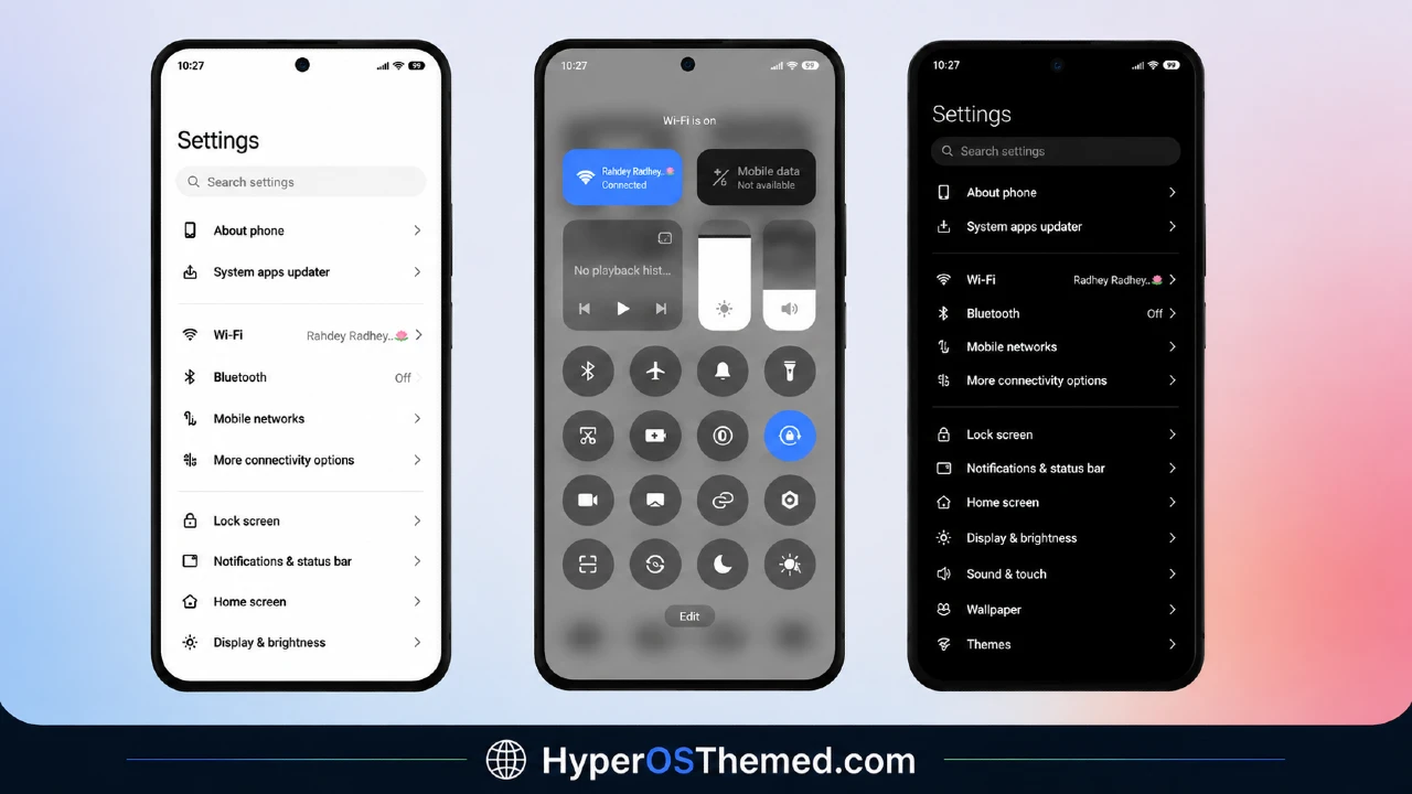 Nothing Theme for HyperOS with AchromaticUI that Brings Monochrome Look 2
