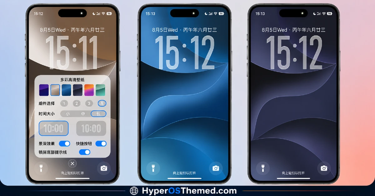 OS27 Liquid Color HyperOS Theme with iOS 27-Style Fluid Colors for Xiaomi, POCO & Redmi 3