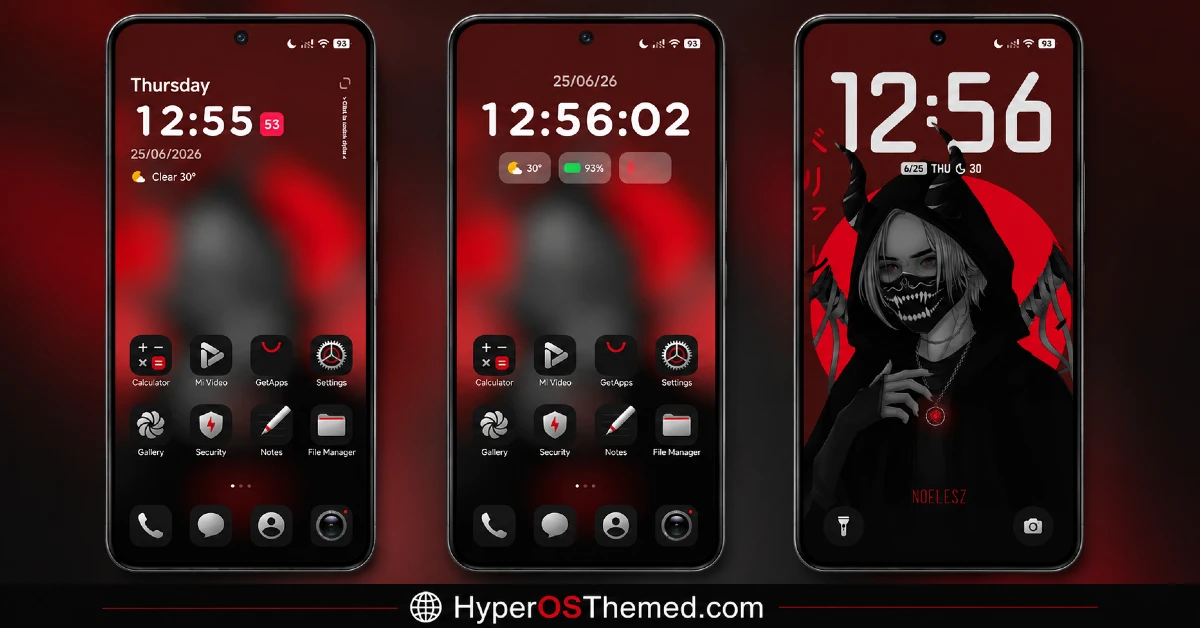 OX GR1 HyperOS Theme For xiaomi, redmi and POCO 1