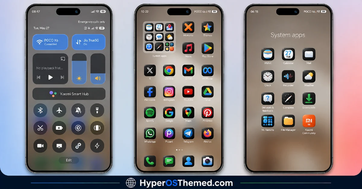 OX Mix HyperOS Theme Premium iOS-Styled Premium Theme 2