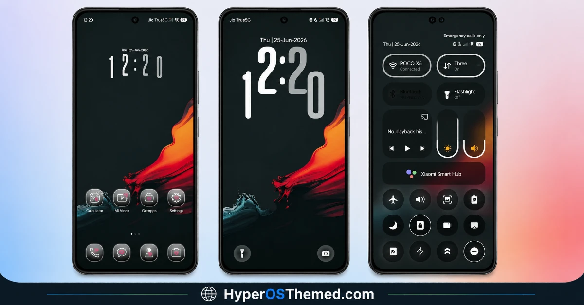 Premium HyperUi HyperOS Theme For Xiaomi, Redmi and POCO 1