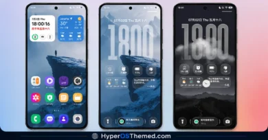 Seasonal Raster Effect HyperOS Theme for xiaomi, Redmi and POCO 1
