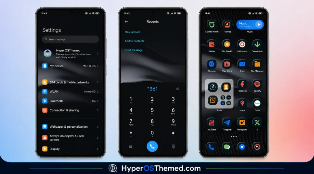 Shadowed Gleam MIUI Theme for POCO Redmi and Xiaomi Devices 1