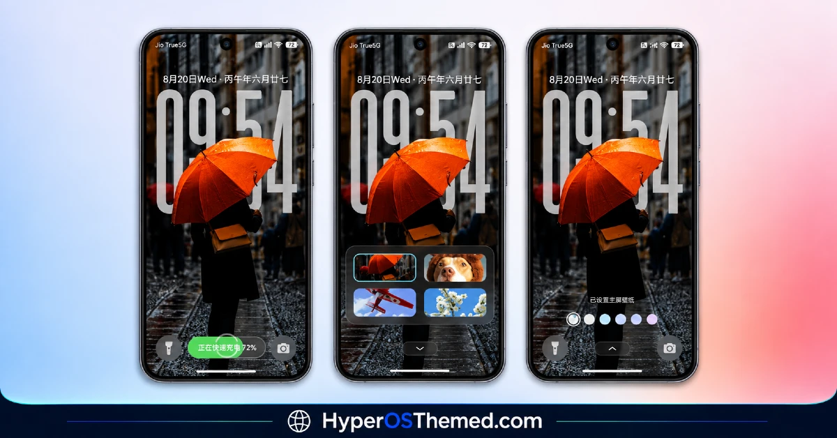 Super Fruit Powder 27 HyperOS Theme with iOS-Style 3D Depth Wallpapers for Xiaomi, POCO & Redmi 3