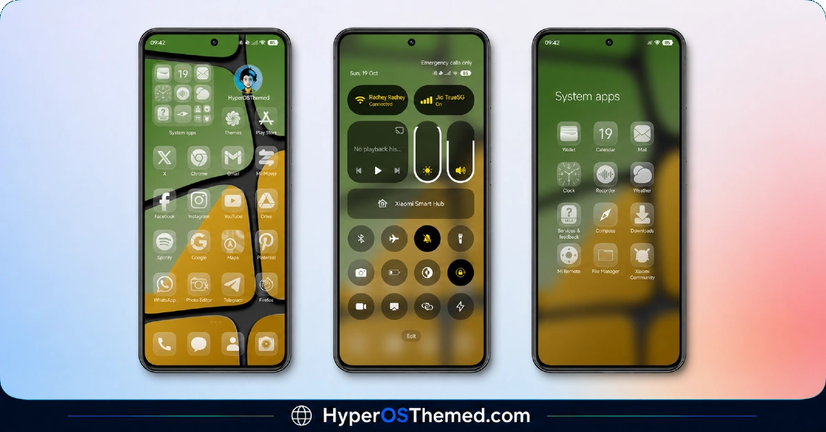 Super26i HyperOS Theme with Premium Colourful, Dynamic Lock Screen for Xiaomi, POCO & Redmi 1